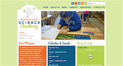 Desktop Screenshot of montessoriscienceacademy.com